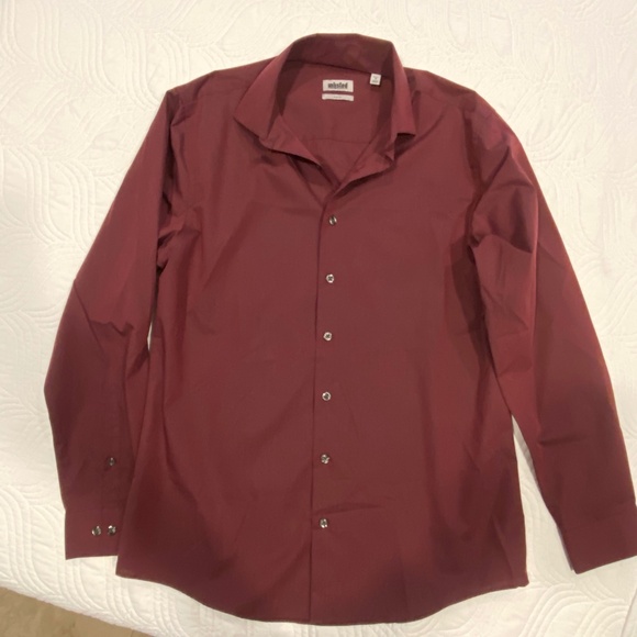 Unlisted a Kenneth Cole Production button down SIZE: 15 - 15 1/2, 32/33 - Picture 1 of 4